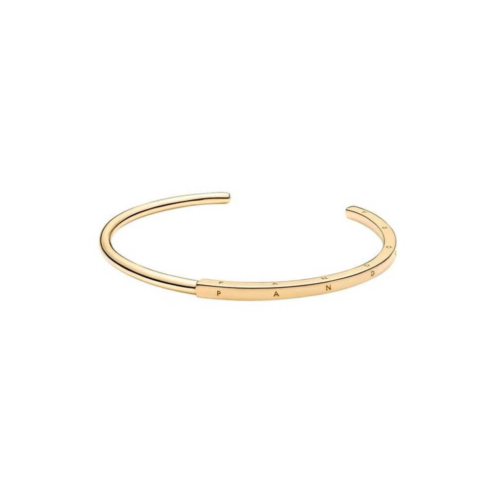 Pandora Signature Open Bangle Bracelet
